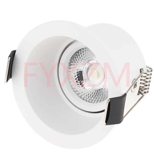 CRI92 Anti-glare LED 5W 7W 9W 12W 15W Embedded Ceiling Downlight Round Spotlights Recessed Led Indoor Ceiling Light for Jewelry