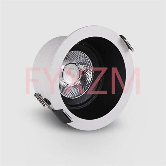 CRI92 Anti-glare LED 5W 7W 9W 12W 15W Embedded Ceiling Downlight Round Spotlights Recessed Led Indoor Ceiling Light for Jewelry