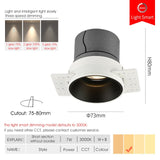 Ceiling lamp Borderless Led Downlight 7W Living Room Background Wall Downlight Chip Cob Spotlight Indoor Embedded Downlight