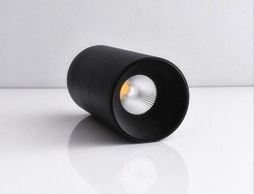 Cylindrical Anti Glare Dimmable Surface Mounte LED Downlight 9W 12W 15W 18W COB LED No opening Ceiling Lamp Spot Light AC85-265V