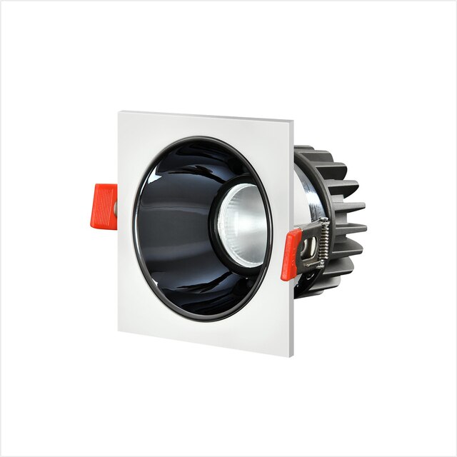 Narrow Frame Changeable Recessed Downlights 7W 12W 15W 20W Angle Adjustable Ceiling Spot Lamp for Hotel TV Background Aisle