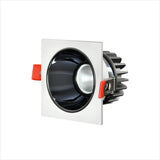 Narrow Frame Changeable Recessed Downlights 7W 12W 15W 20W Angle Adjustable Ceiling Spot Lamp for Hotel TV Background Aisle