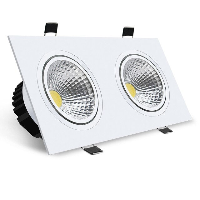 Square Recessed LED Dimmable Downlight 7W 9W 12W 15W 14W 18W 24W30W LED Spot Light LED Decoration Ceiling Lamp AC 110V/220V