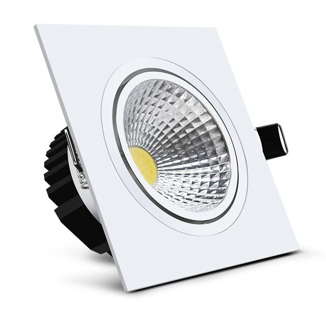 Square Recessed LED Dimmable Downlight 7W 9W 12W 15W 14W 18W 24W30W LED Spot Light LED Decoration Ceiling Lamp AC 110V/220V
