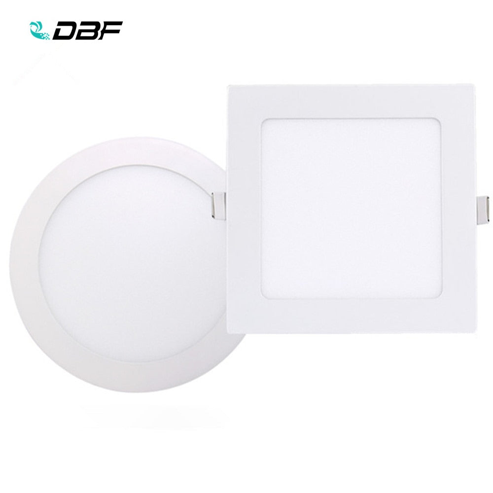 [DBF] Ultra thin Design Dimmable 3W 4W  6W 9W 12W 15W 18W 24W LED Ceiling light Downlight / Slim Round Square Flat Panel Light