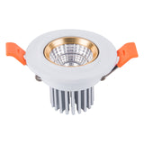 Decorate living room led down light with sliver and white housing led downlight 5w 7w indoor lighting