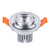 Decorate living room led down light with sliver and white housing led downlight