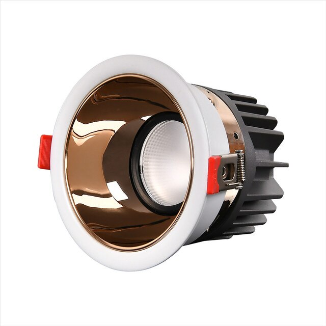 Deep Hidden Anti-Glare LED Spotlight COB 18W 24W Dimmable 110V 220V Downlight 5W 7W 9W 12W 15W Ceiling Lamp For Wall Spot Light