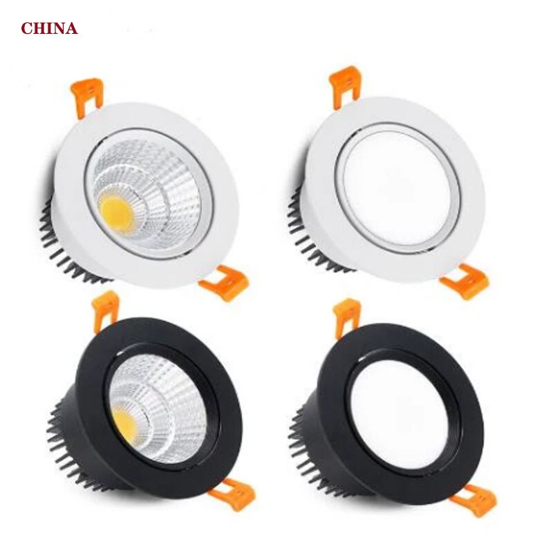 Dimbare AC110V-220V 5W7W9W12W15W18W20W Plafond Downlight Epistar Led Inbouw Plafond Lamp Spot Licht Voor Thuis Verlichting