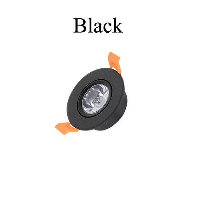 Dimmable 1W 3W 5W Mini Round 3W High Power LED Recessed Ceiling Down Light Lamps LED Downlights for Living Room Cabinet Bedroom