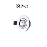 Dimmable 1W 3W 5W Mini Round 3W High Power LED Recessed Ceiling Down Light Lamps LED Downlights for Living Room Cabinet Bedroom
