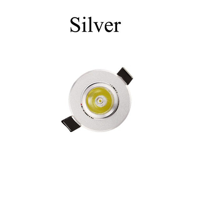 Dimmable 1W 3W 5W Mini Round 3W High Power LED Recessed Ceiling Down Light Lamps LED Downlights for Living Room Cabinet Bedroom