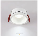 Dimmable AC110V-220V led Ceiling downlight 7W 12W 18W NO Glare LED Recessed Ceiling lamp Spot light For home illumination
