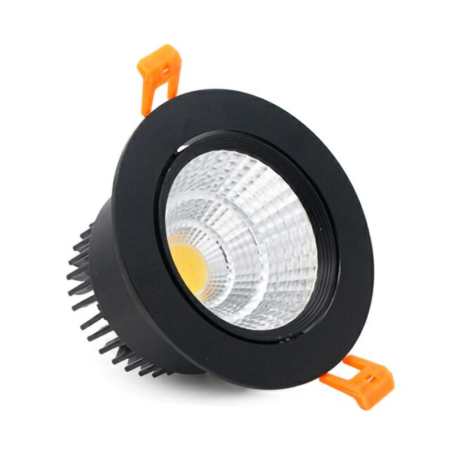 Dimmable AC90V-260V 3W5W7W9W12W15W18W LED Downlights Epistar Chip COB Recessed Ceiling Lamps Spot Lights For Home illumination