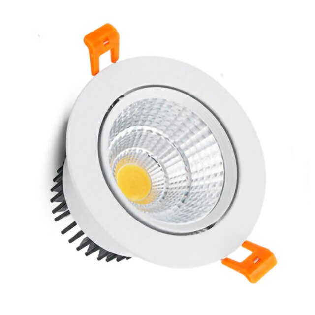 Dimmable AC90V-260V 3W5W7W9W12W15W18W LED Downlights Epistar Chip COB Recessed Ceiling Lamps Spot Lights For Home illumination