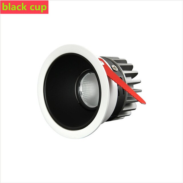 Dimmable COB LED  5W 7W 9W 12W 15W 18W 24W Led Ceiling Spot  Lights Living Lights For Room Hotel Anti-Glare Recessed Downlights