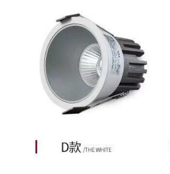 Dimmable Circular Anti Glare COB LED Downlights 7W-15W LED Ceiling Spot Lights Warm Cold White Background Lamps Indoor Lighting