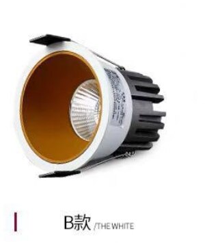 Dimmable Circular Anti Glare COB LED Downlights 7W-15W LED Ceiling Spot Lights Warm Cold White Background Lamps Indoor Lighting