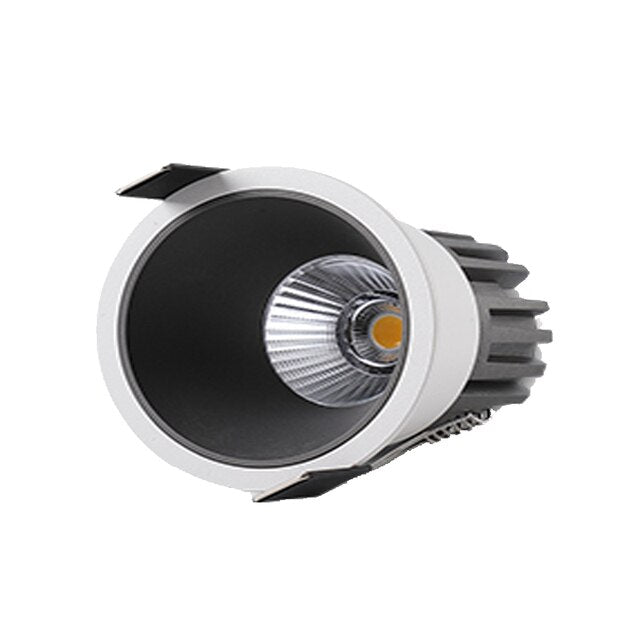 Dimmable Cob Led Anti-Glare Recessed Downlights Light 7W 9W 12W 15W Led Ceiling Spot Ac220v Lights Living Lights For Room Hotel