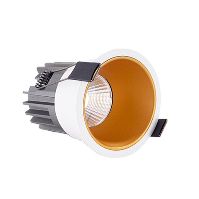 Dimmable Cob Led Anti-Glare Recessed Downlights Light 7W 9W 12W 15W Led Ceiling Spot Ac220v Lights Living Lights For Room Hotel