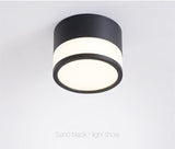 Dimmable Cylinder Led Downlight Surface Ceiling For Living Room Indoor Lighting AC240V 20W Room Foyer TV Background Luminaire