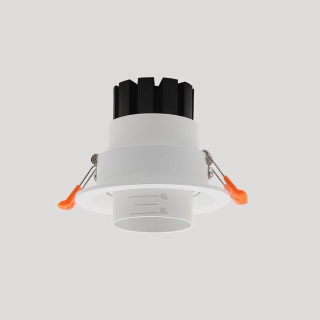 Dimmable Embedded Zoom Recessed downlights 15-60 degrees COB 7W 12W 15W 18W 20W 24W spot light  LED Indoor lighting