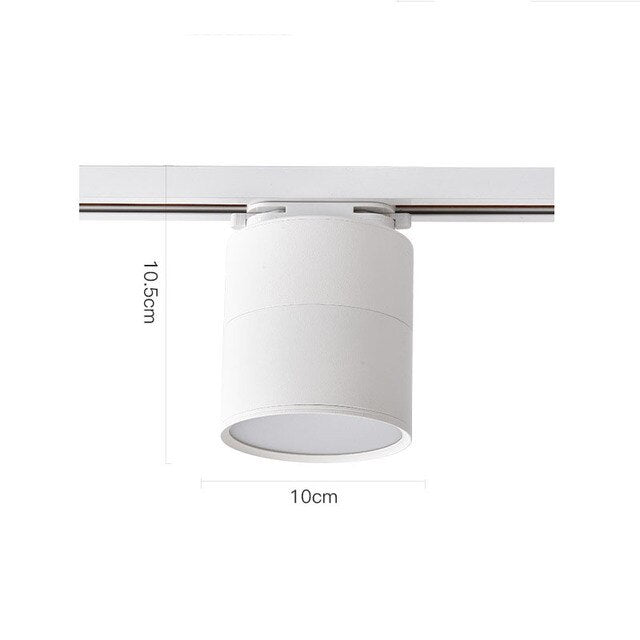 Dimmable Folding Rotating LED Downlight 7W10W 15W 18W COB Track light Ceiling Spot Lights AC85~265V Wall Lamps Indoor Lighting