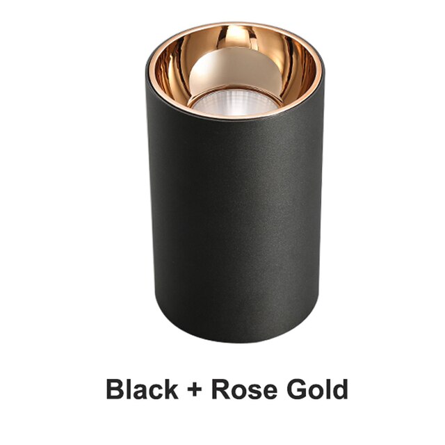 Dimmable LED COB Surface Mounted Downlight 5W/10W/18W//25W White/Black Housing AC85-265V Ceiling Spot Light Home Decor