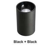 Dimmable LED COB Surface Mounted Downlight 5W/10W/18W//25W White/Black Housing AC85-265V Ceiling Spot Light Home Decor