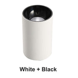 Dimmable LED COB Surface Mounted Downlight 5W/10W/18W//25W White/Black Housing AC85-265V Ceiling Spot Light Home Decor