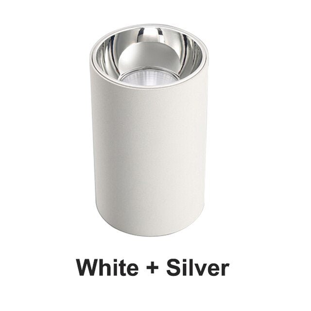 Dimmable LED COB Surface Mounted Downlight 5W/10W/18W//25W White/Black Housing AC85-265V Ceiling Spot Light Home Decor