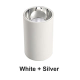 Dimmable LED COB Surface Mounted Downlight 5W/10W/18W//25W White/Black Housing AC85-265V Ceiling Spot Light Home Decor