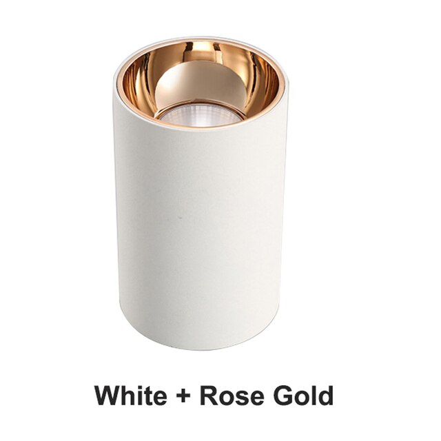 Dimmable LED COB Surface Mounted Downlight 5W/10W/18W//25W White/Black Housing AC85-265V Ceiling Spot Light Home Decor