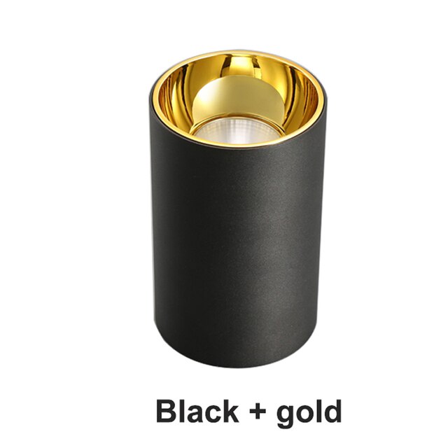 Dimmable LED COB Surface Mounted Downlight 5W/10W/18W//25W White/Black Housing AC85-265V Ceiling Spot Light Home Decor