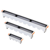 Dimmable LED Ceiling Spot Lights LED Downlights 10W20W30W COB Recessed Square Osram  AC85V~265V LED Strip Lights Indoor Lighting