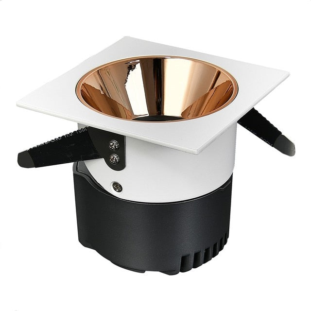 Dimmable LED Downlight Anti-Glare led Ceiling Lamp 7w 12w 18w LED Spot Lighting Bedroom Kitchen led Recessed Downlight AC85-265V