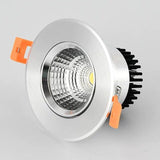 Dimmable LED downlight COB spotlight AC85V-265V5W7W9W12W15W18W embedded LED ceiling light spotlight for home commercial lighting