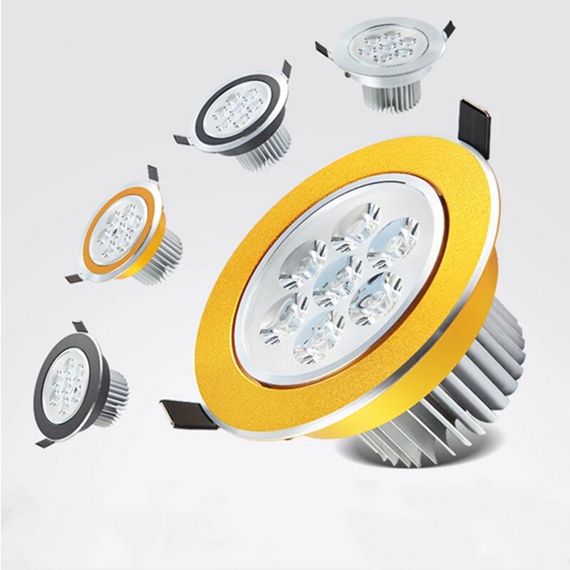 Dimmable LED downlight spot light 3W 6W 10W 14W 18W Recessed ceiling light AC110-230V for household commercial indoor lighting