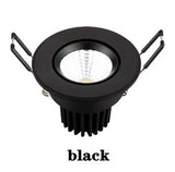 Dimmable LED downlight spotlight AC85V265V recessed COB ceiling light cabinet living room wine cabinet bookcase image wall store