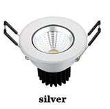 Dimmable LED downlight spotlight AC85V265V recessed COB ceiling light cabinet living room wine cabinet bookcase image wall store