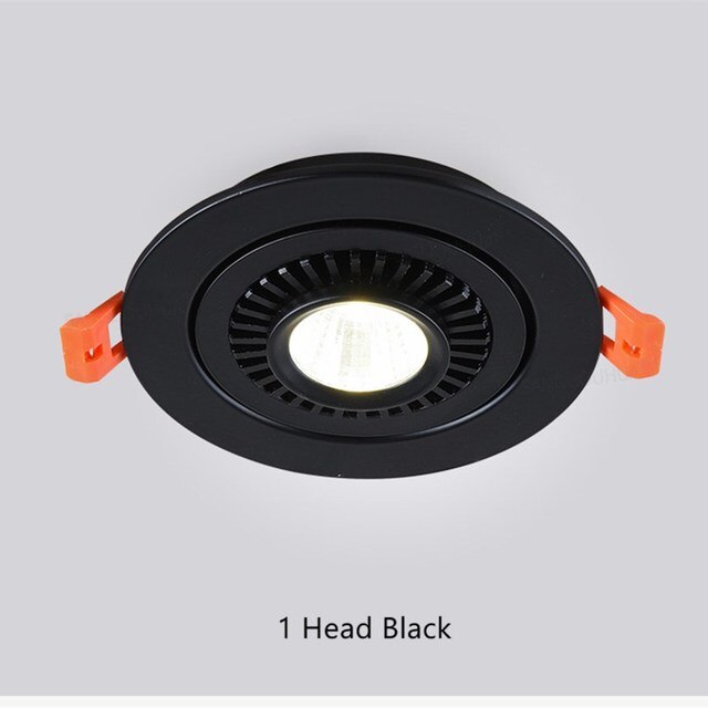Dimmable Led COB Downlight Recessed Ceiling Spot Lamp 7W 24W AC110V 220V Angle Adjust Lighting For Room Store