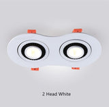 Dimmable Led COB Downlight Recessed Ceiling Spot Lamp 7W 24W AC110V 220V Angle Adjust Lighting For Room Store
