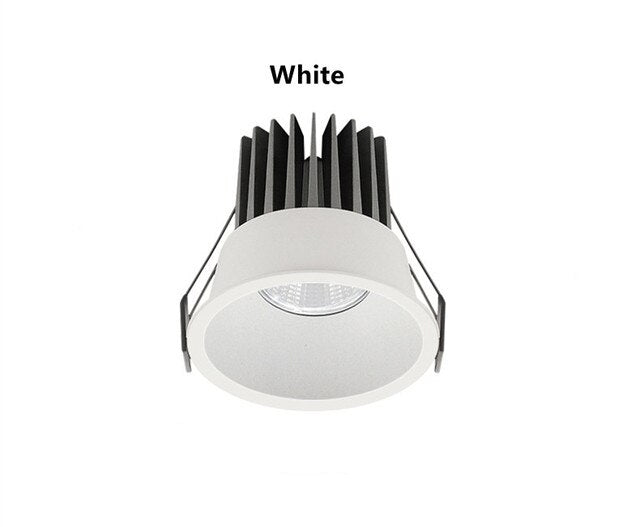 Dimmable Led Downlight 20W 24W 7W 9W 12w 15W COB LED Spot 220V / 110V Ceiling Lamp Recessed Down Lights Round Led Spotlight 24°