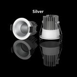 Dimmable Led Downlight 20W 24W 7W 9W 12w 15W COB LED Spot 220V / 110V Ceiling Lamp Recessed Down Lights Round Led Spotlight 24°