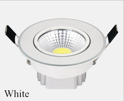 Dimmable Led Downlight Light Angle Adjustable COB Ceiling Spot Light 3w 5w 7w 9w 12w 15w Ceiling Recessed Lights AC85-265V