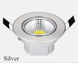 Dimmable Led Downlight Light Angle Adjustable COB Ceiling Spot Light 3w 5w 7w 9w 12w 15w Ceiling Recessed Lights AC85-265V