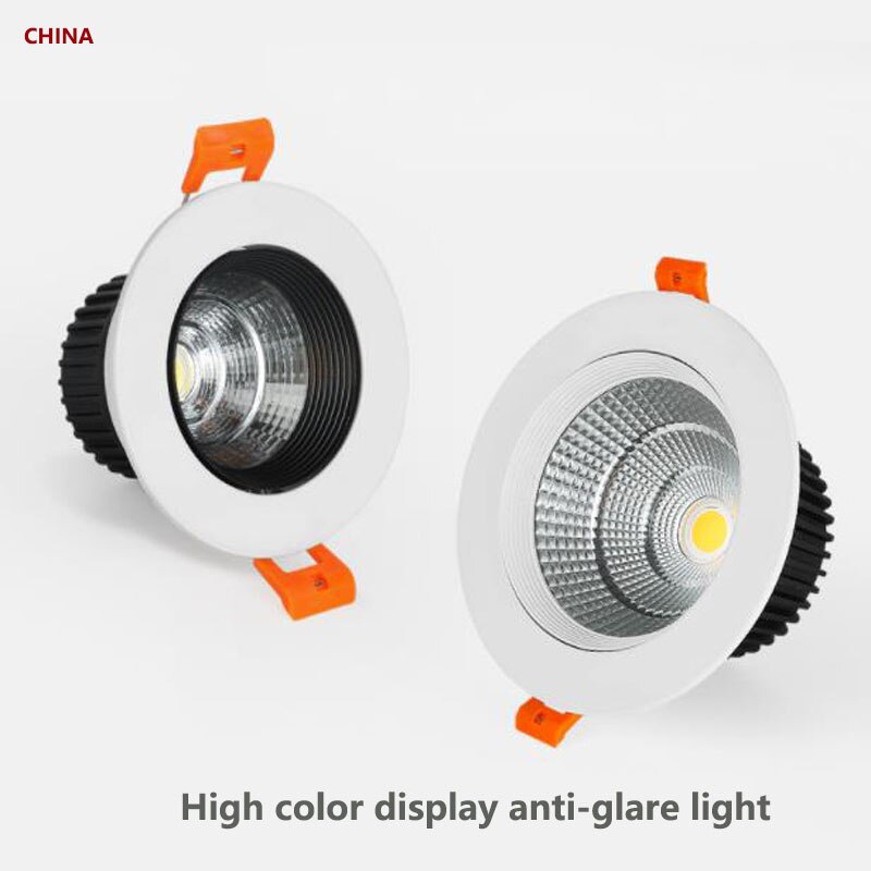 Dimmable Led Downlight Light Ceiling Spot 3w 5w 7w 9w 12w 15w 18w AC85-230V Recessed Lights Indoor Lighting