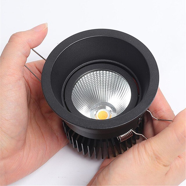 Dimmable Led Downlight Spotight Embedded Led Spot Ceiling Light Anti Glare For Living Room Bedroom Kitchen Lighting AC90-265V