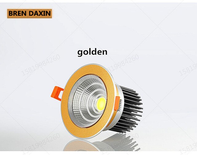 Dimmable Living room bedroom dining room spot light Led Downlight Light Ceiling Spot 3w 5w 7w 9w 12w 15w 18w AC85-230V Recessed