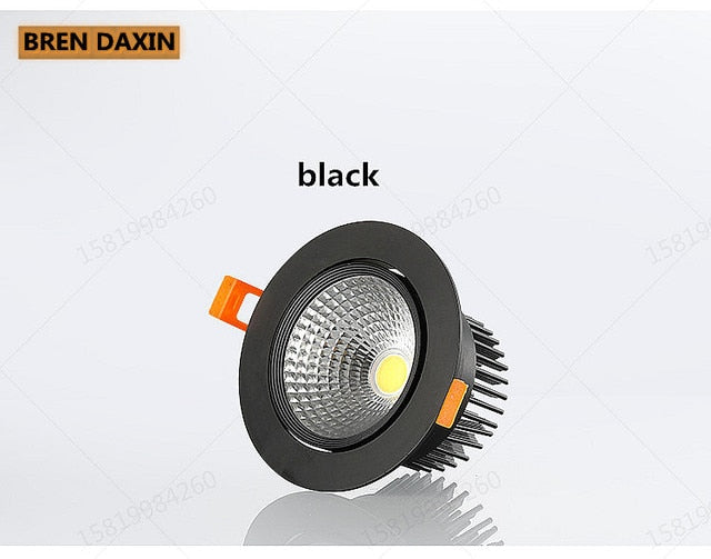 Dimmable Living room bedroom dining room spot light Led Downlight Light Ceiling Spot 3w 5w 7w 9w 12w 15w 18w AC85-230V Recessed